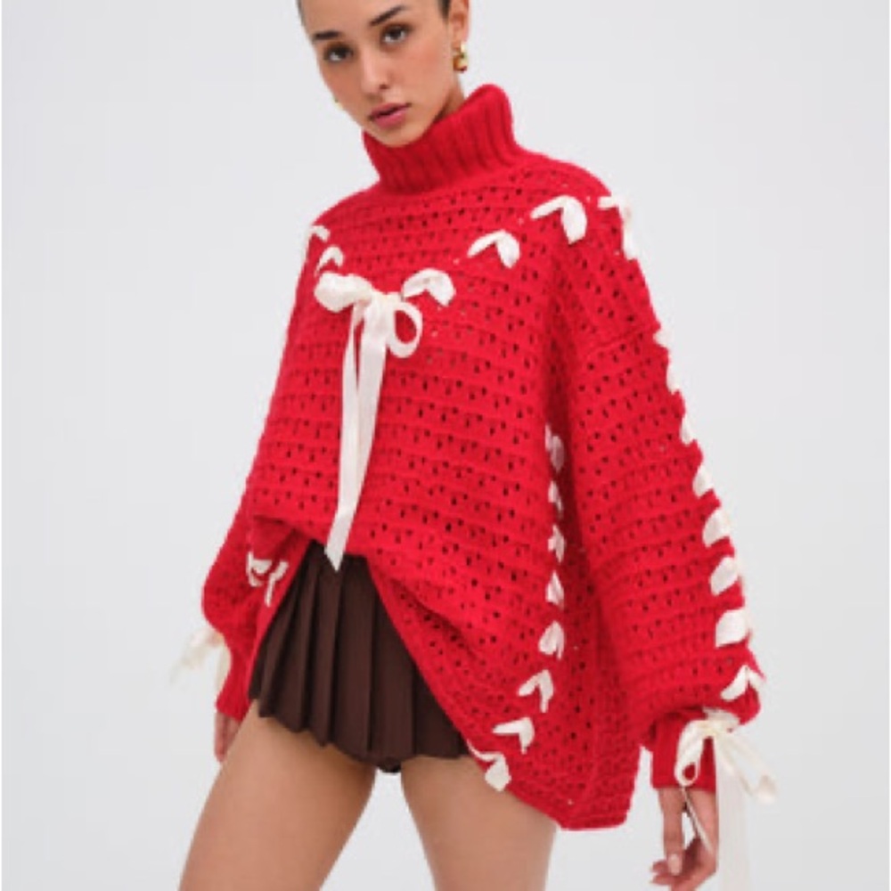 For Love & Lemons Liberty Oversized Sweater